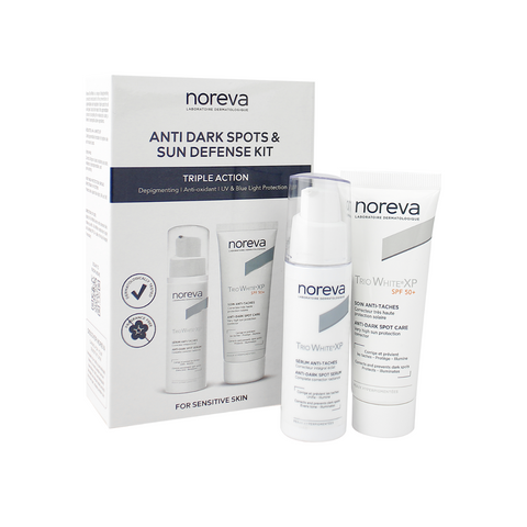 Noreva Trio White Anti-Dark Spots and Sun Defense Kit - Noreva