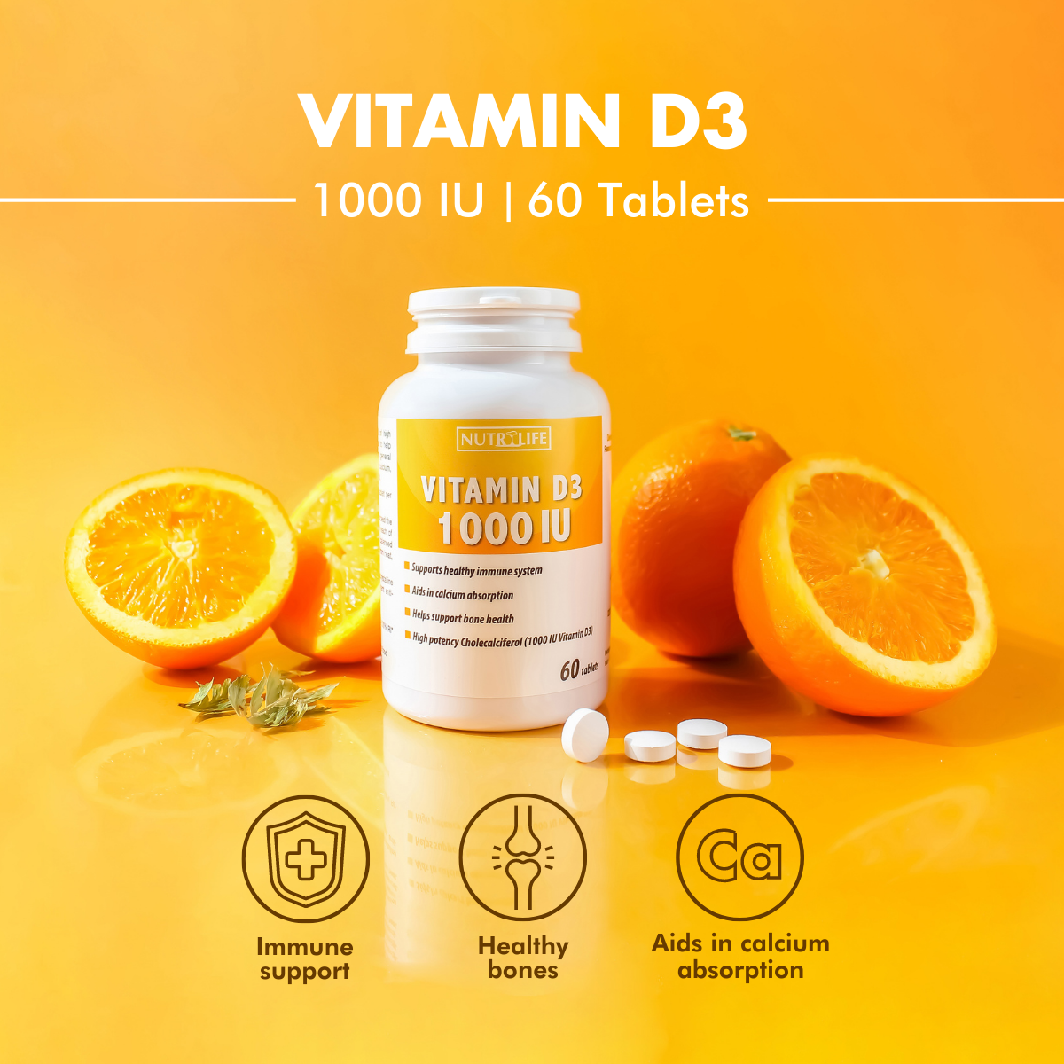 Buy NutriLife Vitamin D3 1000IU - Singapore | Colorplay Enterprise