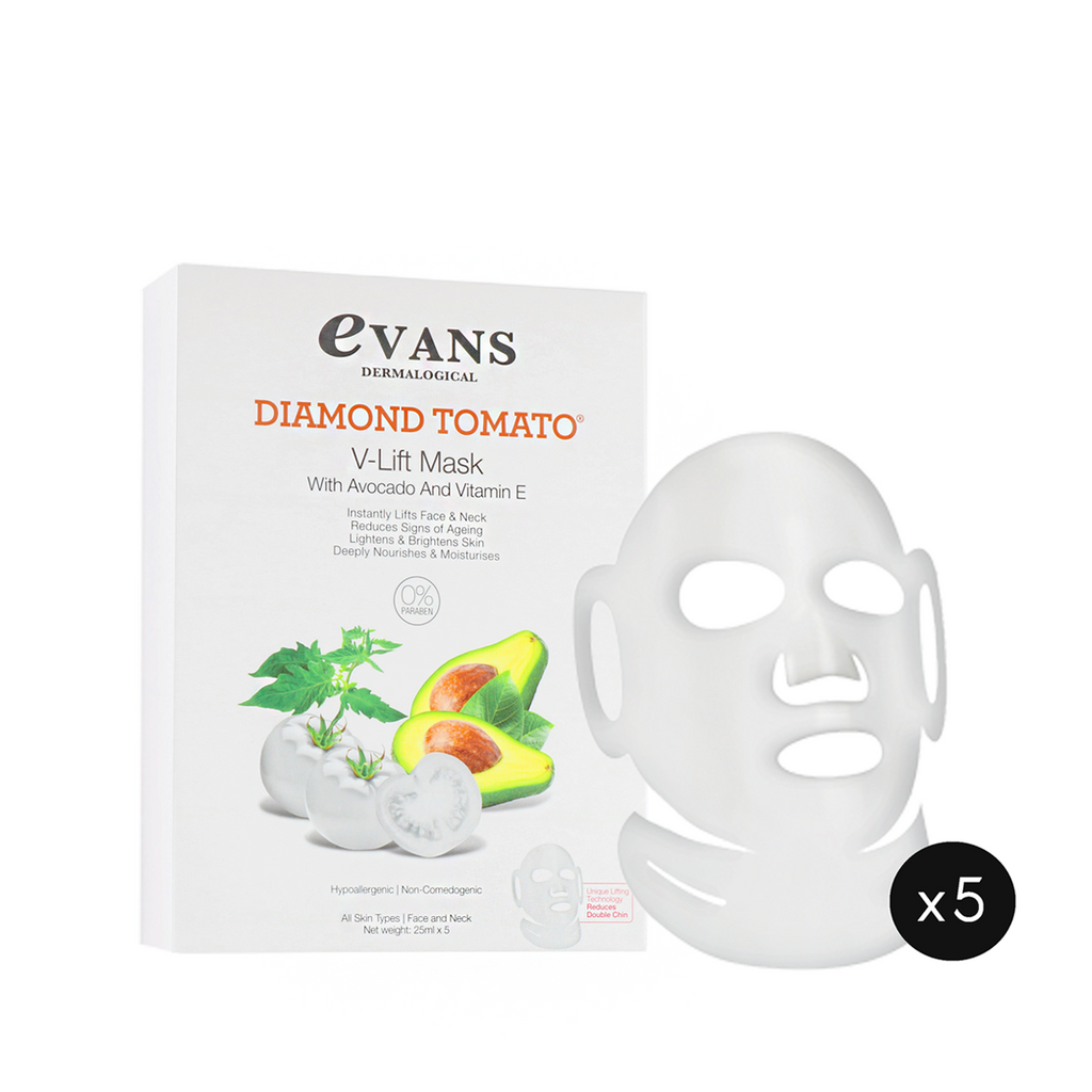 Diamond Tomato® V-Lift Mask with Avocado and Vitamin E (5s)