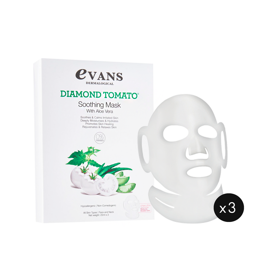 Diamond Tomato® Soothing Mask with Aloe Vera (3s)